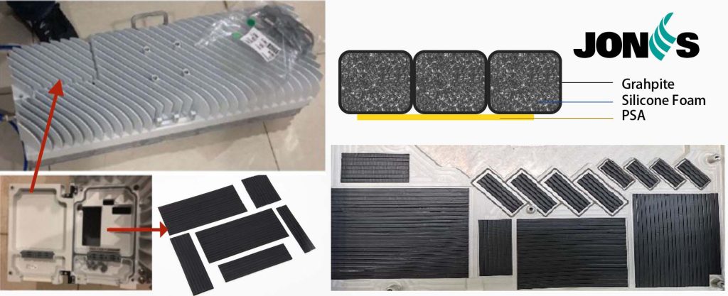 Graphite over foam key features